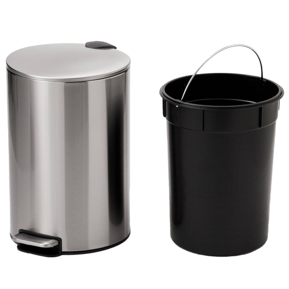 ソフトクローズステンレスペダルペール 12L【島忠ホームズ商品