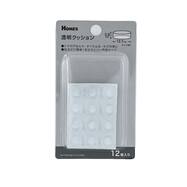 透明クッション (12.7×3.8mm) 12個入り【島忠ホームズ商品】