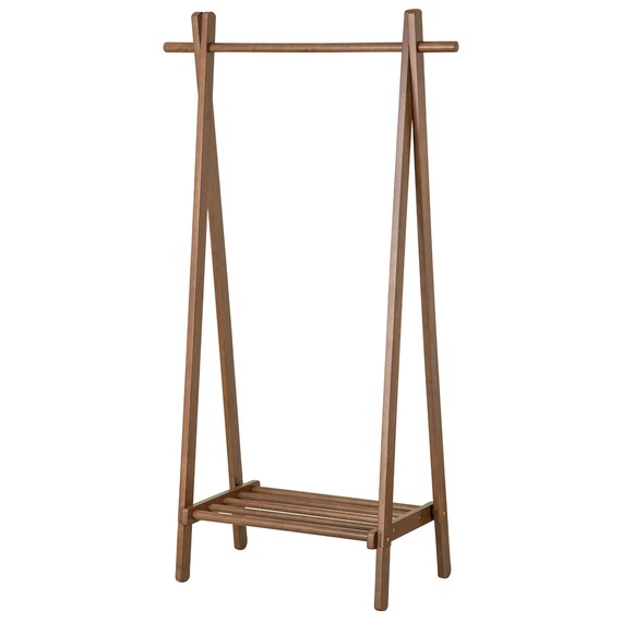 A型ハンガーラックXBK(ミドルブラウン)【島忠ホームズ商品】 1枚目画像