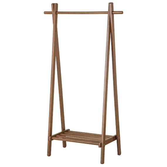 A型ハンガーラックXBK(ミドルブラウン)【島忠ホームズ商品】 1枚目画像