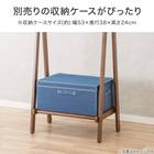 A型ハンガーラックXBK(ミドルブラウン)【島忠ホームズ商品】 4枚目画像