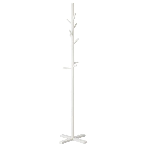 ポールハンガーHLO(ホワイトウォッシュ)【島忠ホームズ商品】 1枚目画像