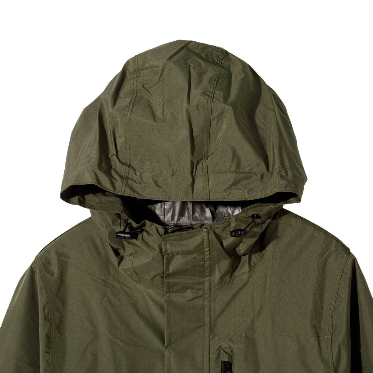 レインパーカー ロング M RPA8000 (グリーン)【島忠ホームズ商品