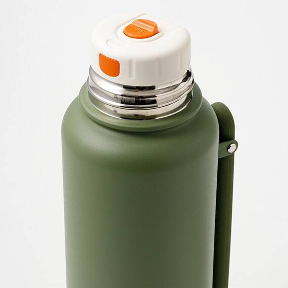  2WAYステンレスボトル(1200ml カーキ)【島忠ホームズ商品】 3枚目画像