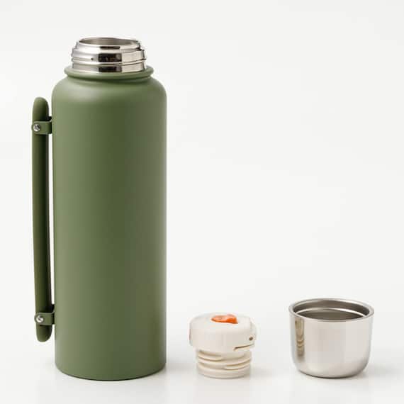 2WAYステンレスボトル(1200ml カーキ)【島忠ホームズ商品】 7枚目画像