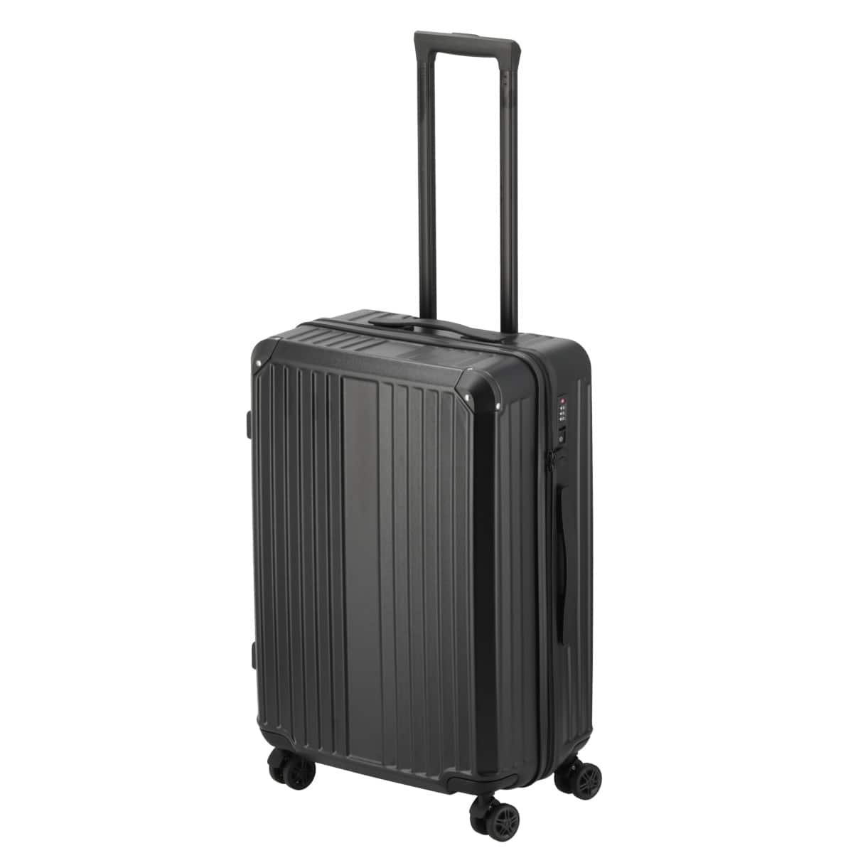 ジッパースーツケース 24インチ (ブラック)【島忠ホームズ商品