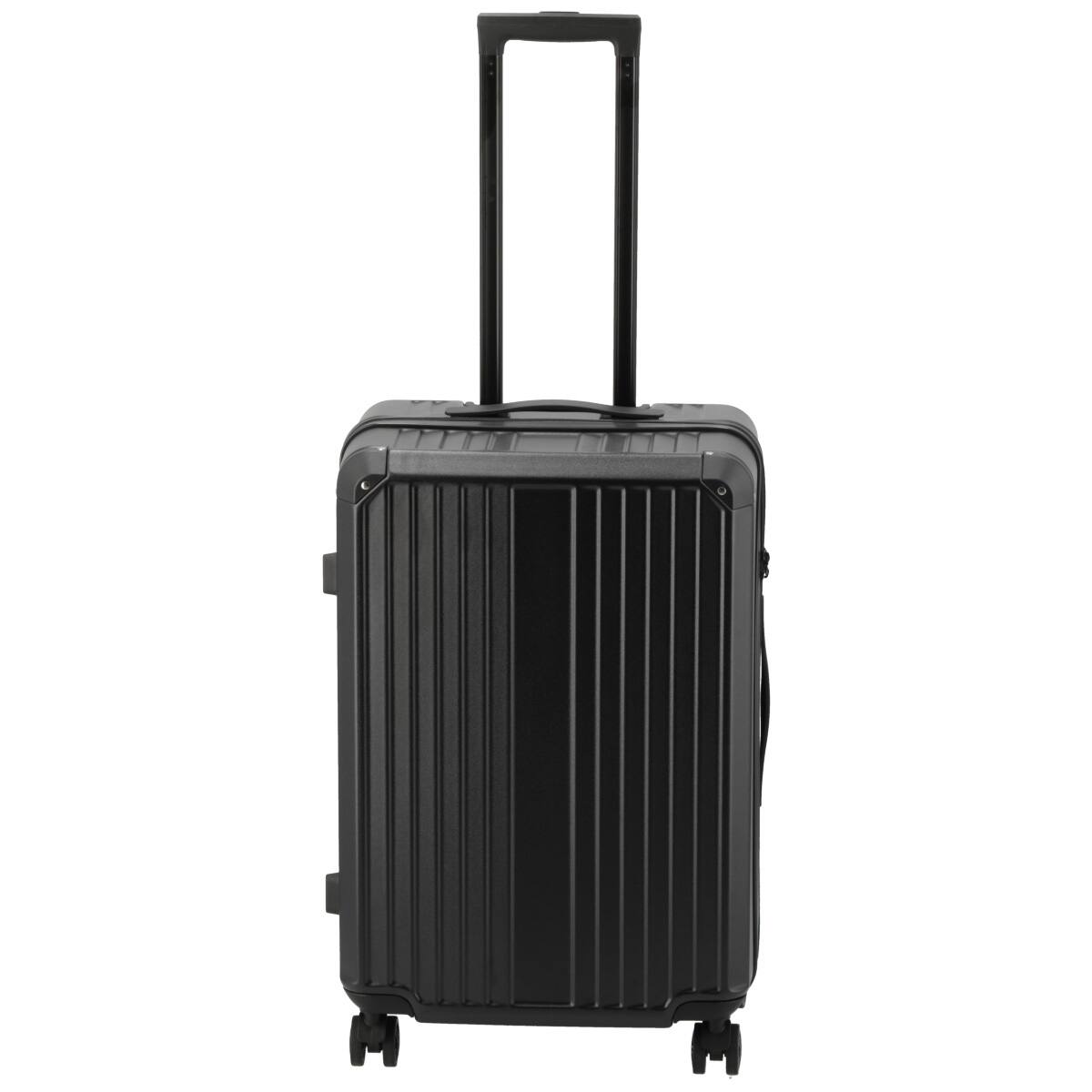 ジッパースーツケース 24インチ (ブラック)【島忠ホームズ商品
