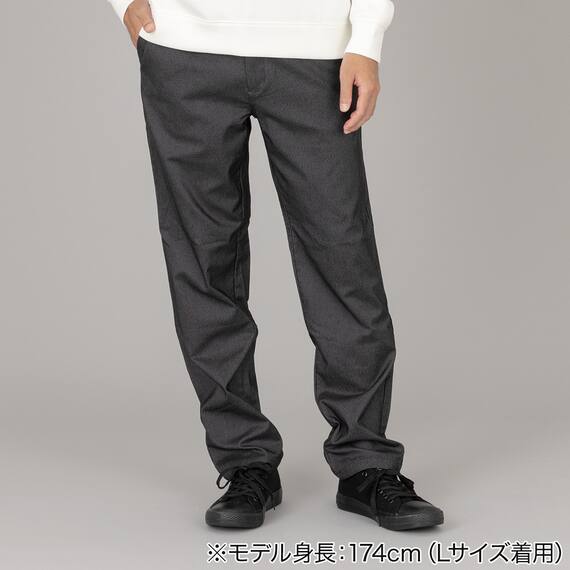 【Neasy】SPSTロングパンツ裏起毛(5A股下70 CGY S) 1枚目画像