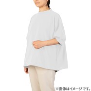 【Neasy】Ｔシャツ5分裾絞綿タッチ天竺5(Tヒヤロン)