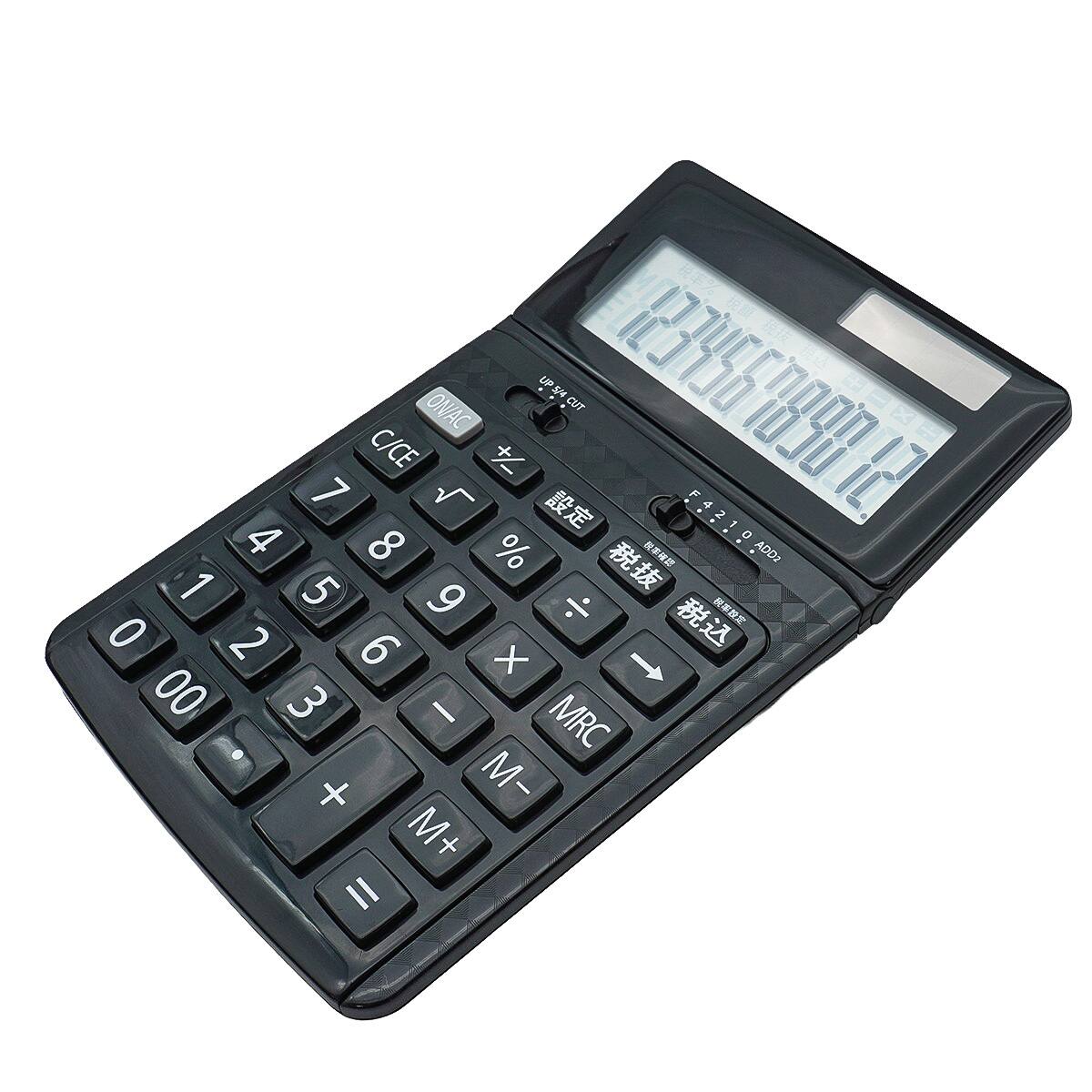 電卓 角度調整ができる電卓 (ブラック SC-CD269712TJ)【島忠ホームズ商品
