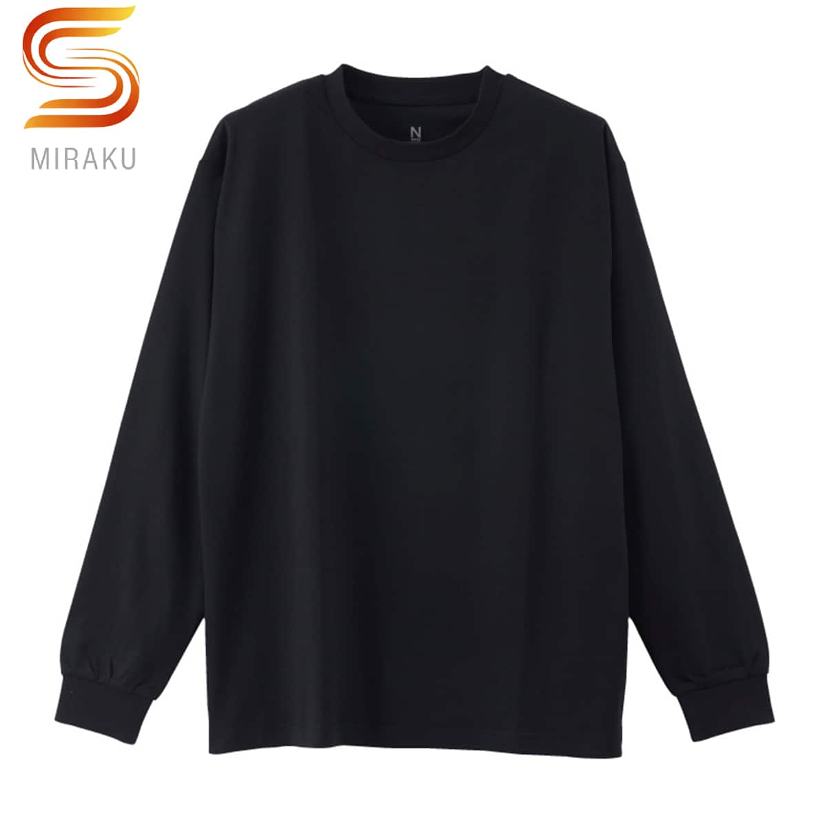 リカバリーTシャツ長袖クルー Sミラク (LA S)【一般医療機器】【Neasy