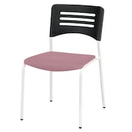 ミーティングチェア(NT2-B90H 背:ブラック/脚:ホワイト)