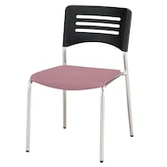 ミーティングチェア(NT2-B90S 背:ブラック/脚:シルバー)