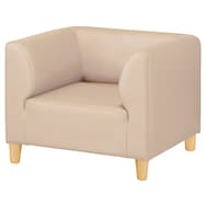 1人用合皮ソファ(Nモア A-80 木製脚NA)