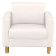 1人用合皮ソファ(ライディ A-HG 木製脚NA)