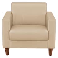 1人用合皮ソファ(ライディ A-80 木製脚BR)