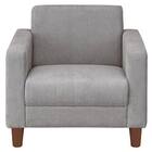 1人用布張りソファ(ライディ C-N1-CU07 BR/GY) 1枚目画像