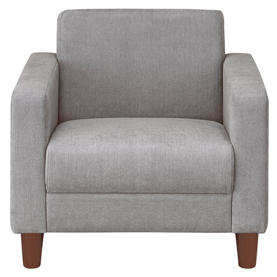 1人用布張りソファ(ライディ C-N1-CU07 BR/GY) 1枚目画像