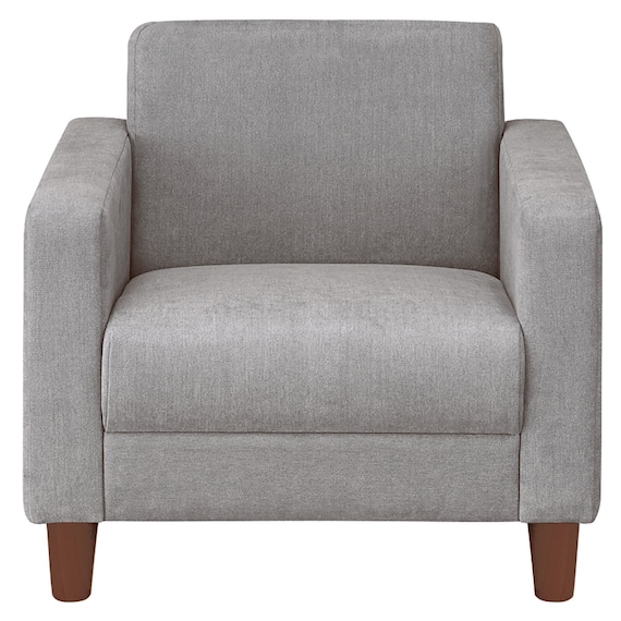 1人用布張りソファ(ライディ C-N1-CU07 BR/GY) 1枚目画像