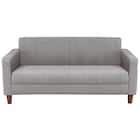 2人用布張りソファ(ライディ C-N1-CU07 BR/GY) 1枚目画像