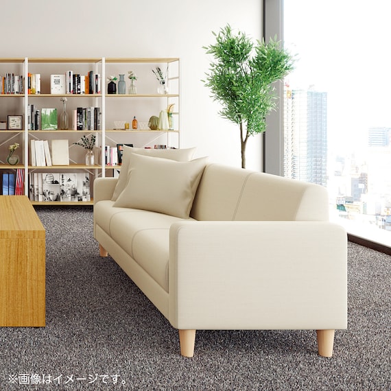 2人用布張りソファ(ライディ C-N1-CU07 BR/GY) 5枚目画像