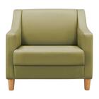 1人用合皮ソファ(フィーナNA D-12-6352 GR) 2枚目画像