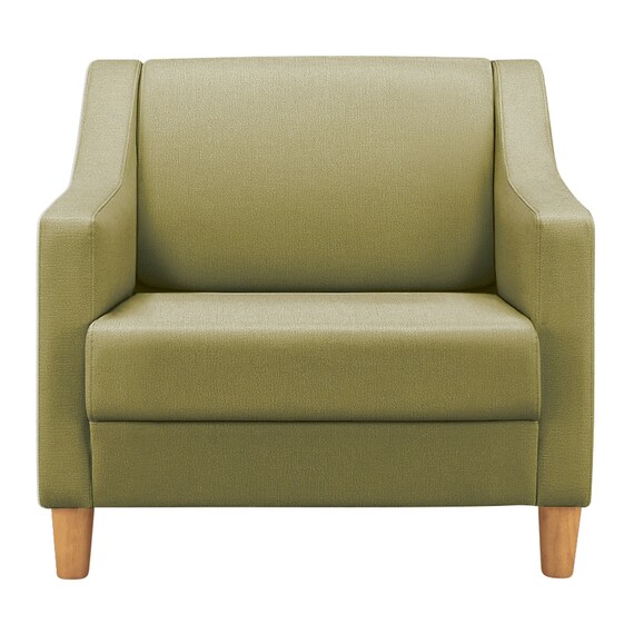 1人用合皮ソファ(フィーナNA D-12-6352 GR) 2枚目画像