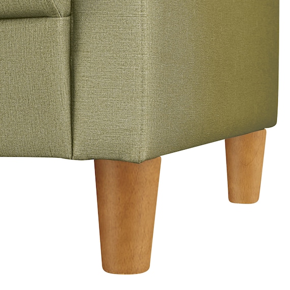 1人用合皮ソファ(フィーナNA D-12-6352 GR) 5枚目画像