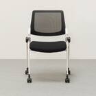 ミーティングチェア(X-16W2 WH/BK) 4枚目画像