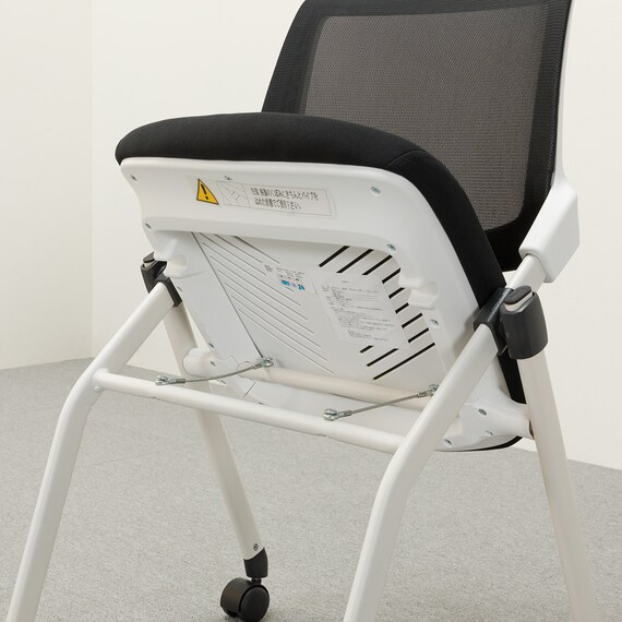 ミーティングチェア(X-16W2 WH/BK) 14枚目画像
