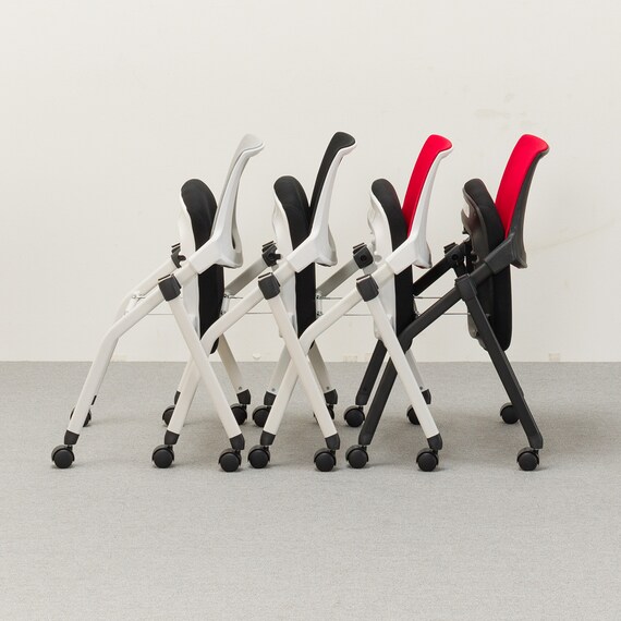 ミーティングチェア(X-16W2 WH/BK) 17枚目画像