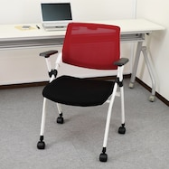 ミーティングチェア(X-16AW2 肘付き WH)