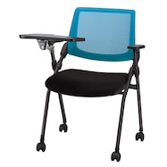 ミーティングチェア(X-16W2 テーブル・肘付き BK)