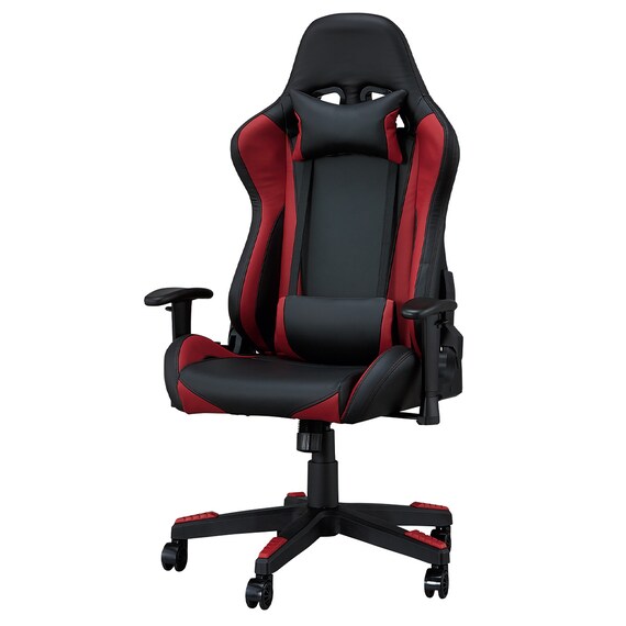 ゲーミングチェア9091 BK/RE) 1枚目画像