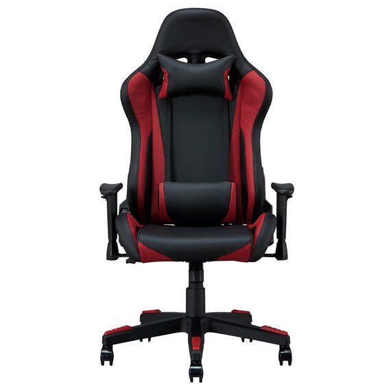 ゲーミングチェア9091 BK/RE) 2枚目画像