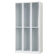 6人用スチールロッカー(3列2段 RLK-KKP6290 オープンタイプ)