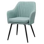 スチール脚チェア(K1314C-33 布 GR) 1枚目画像