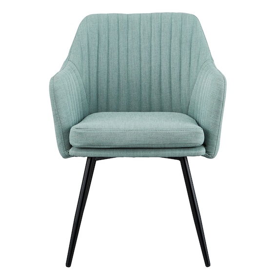 スチール脚チェア(K1314C-33 布 GR) 2枚目画像