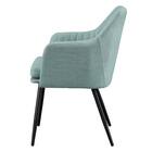 スチール脚チェア(K1314C-33 布 GR) 3枚目画像