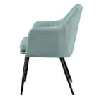 スチール脚チェア(K1314C-33 布 GR) 3枚目画像