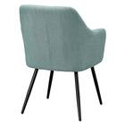 スチール脚チェア(K1314C-33 布 GR) 4枚目画像