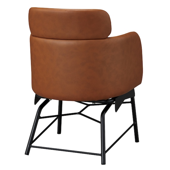 【在庫限り】ロッキングチェア(YB2927 NP#2 キャメル) 4枚目画像