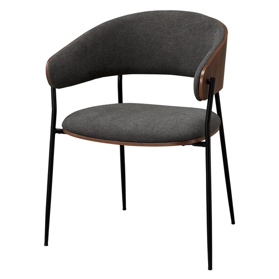 【在庫限り】スチール脚チェア(YB2930 #24 MBR/DGY) 1枚目画像