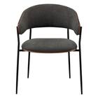 【在庫限り】スチール脚チェア(YB2930 #24 MBR/DGY) 2枚目画像