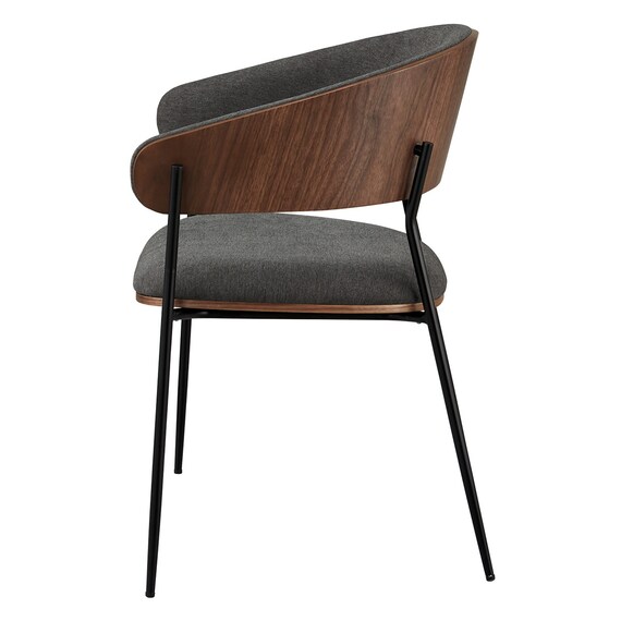 【在庫限り】スチール脚チェア(YB2930 #24 MBR/DGY) 3枚目画像