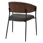 【在庫限り】スチール脚チェア(YB2930 #24 MBR/DGY) 4枚目画像