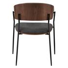 【在庫限り】スチール脚チェア(YB2930 #24 MBR/DGY) 5枚目画像