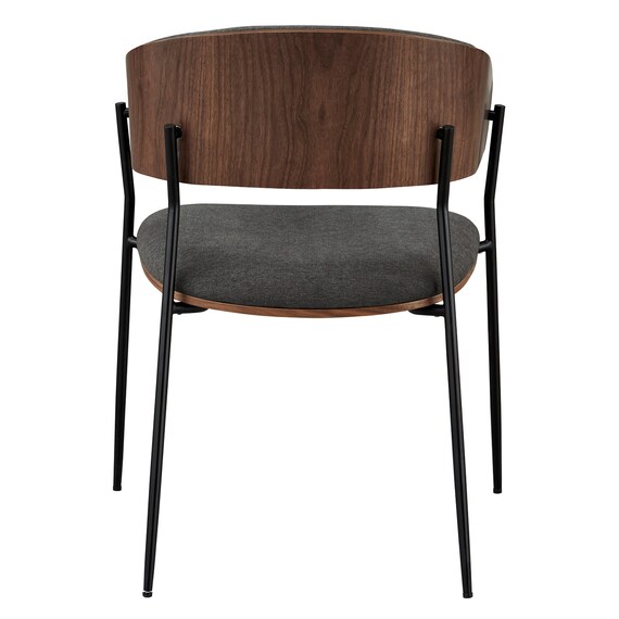 【在庫限り】スチール脚チェア(YB2930 #24 MBR/DGY) 5枚目画像