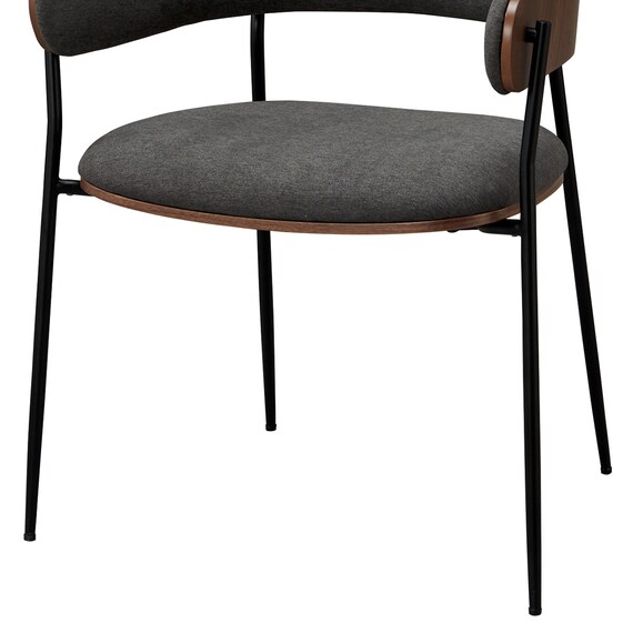 【在庫限り】スチール脚チェア(YB2930 #24 MBR/DGY) 7枚目画像