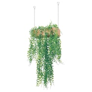 【単品・セット販売】フェイクグリーン(ハンギングポット GR4458 ワイド)